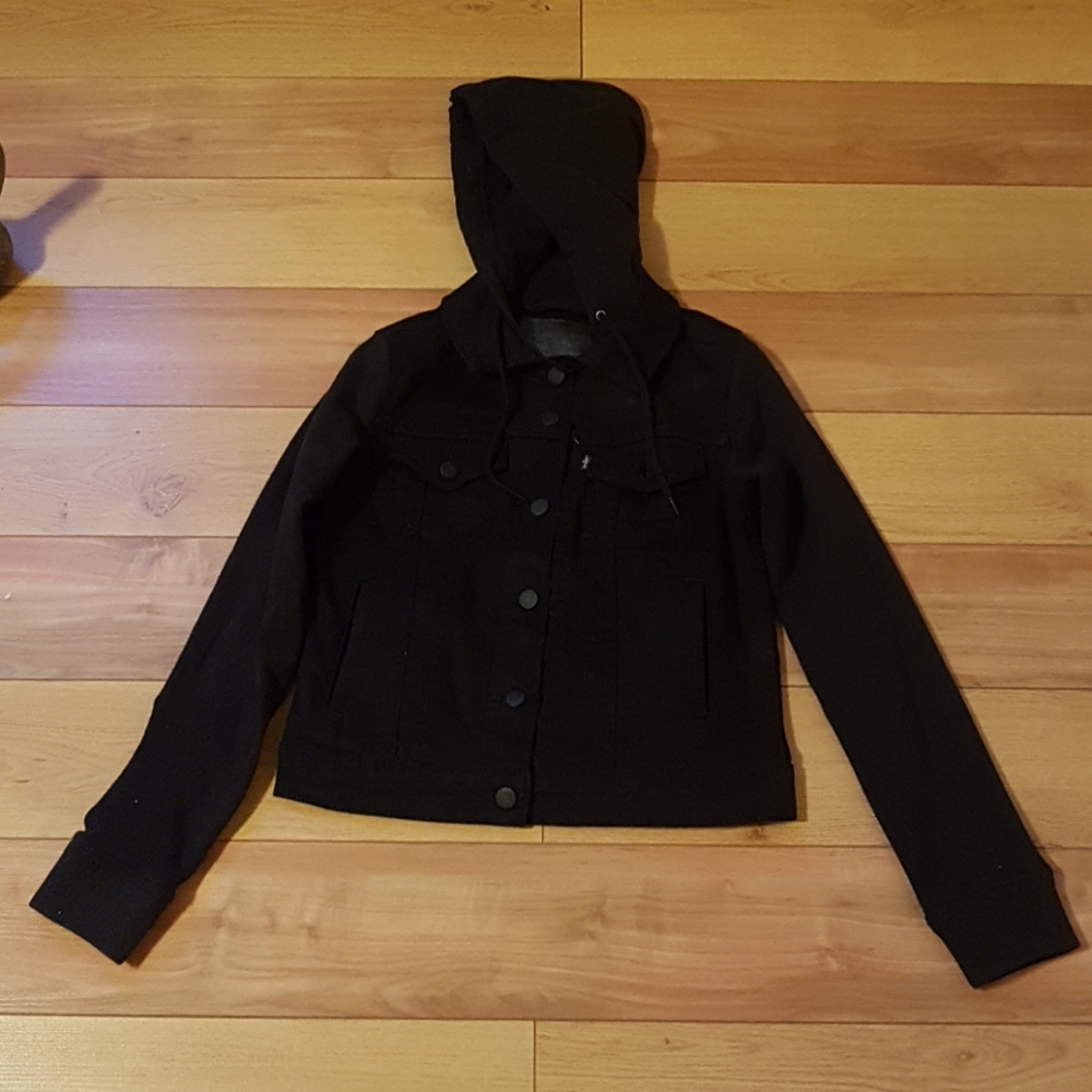 Black jean jacket